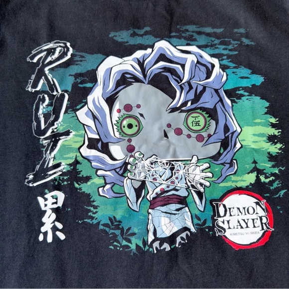 Brand New Funko Pop! Tees Demon Slayer Rui T-Shirt Small GameStop Exclusive - Picture 4 of 6